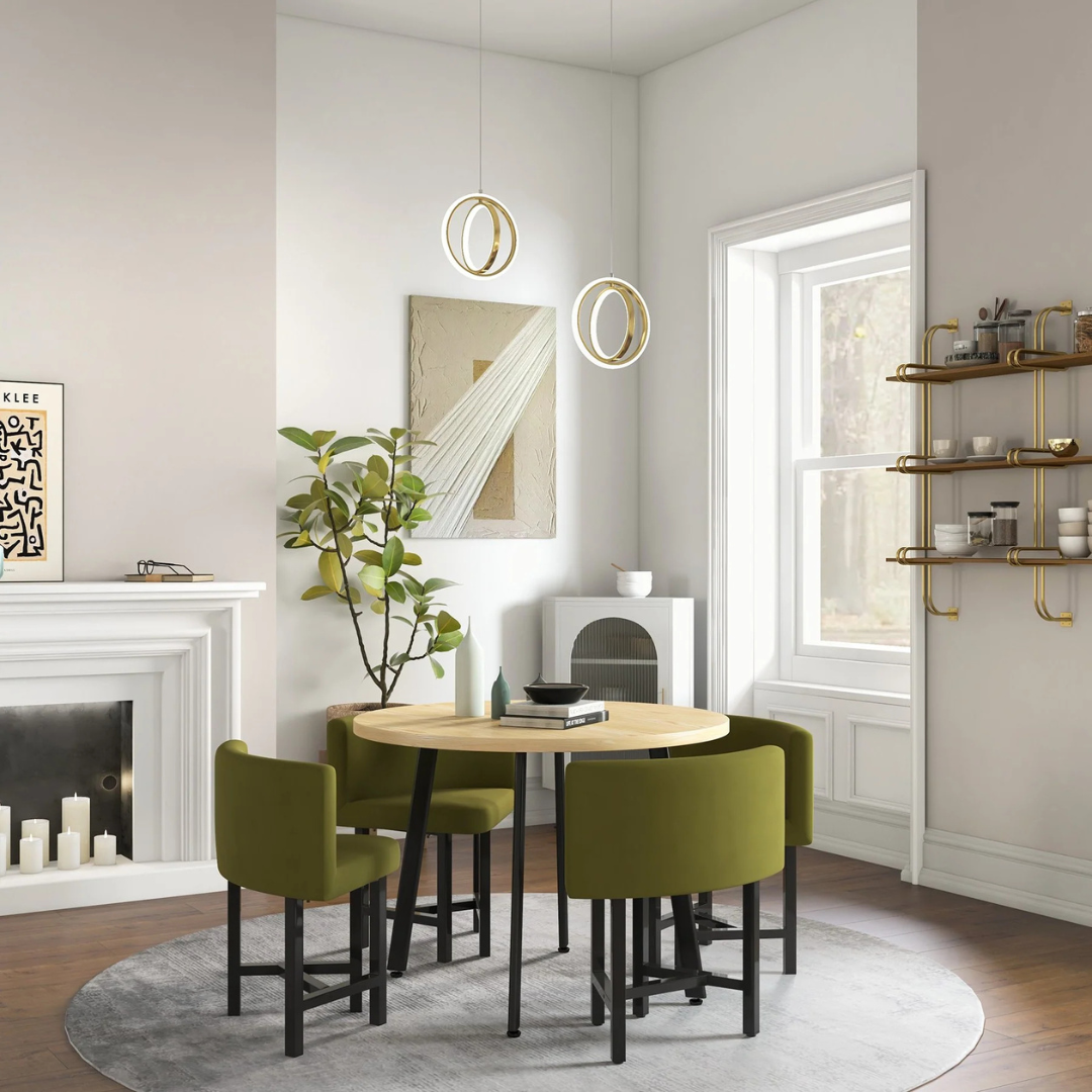 Novaeon Premium Pendelleuchte mit geometrischem LED in Gold