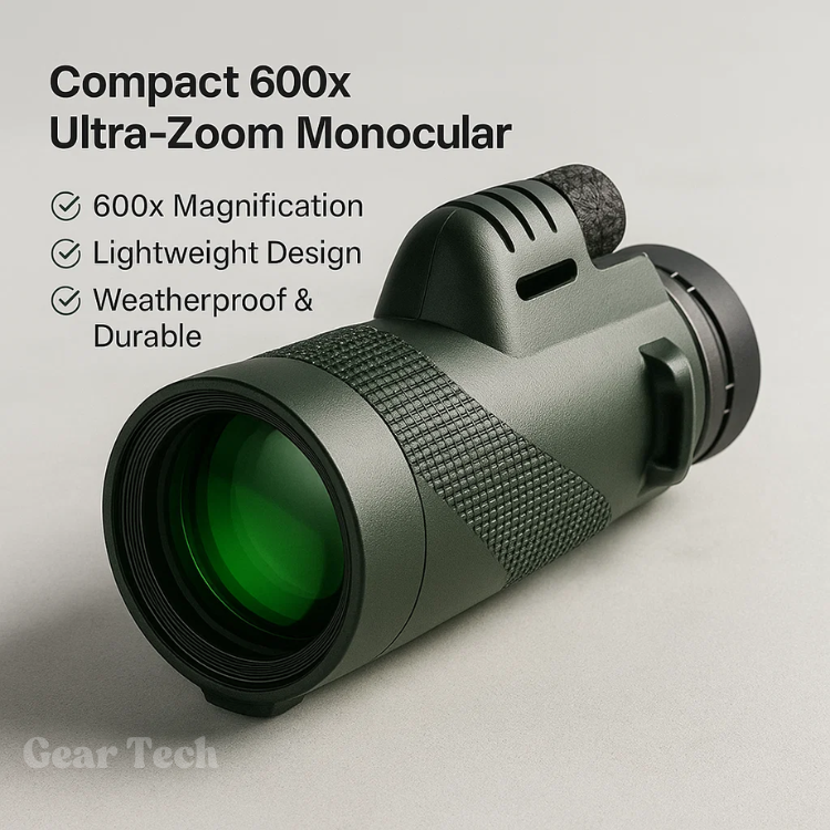 Arden 600x HD-monokikare — kompakt konstruktion, klar högupplöst optik