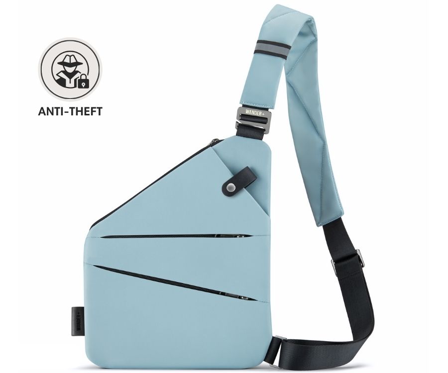 Anti-Theft Travel Bag — Concealed Zipper Design & Secure Front Pockets