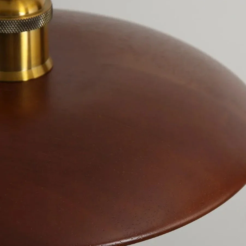 Oaklume LED Pendant Light In Solid Oak For Dining Rooms