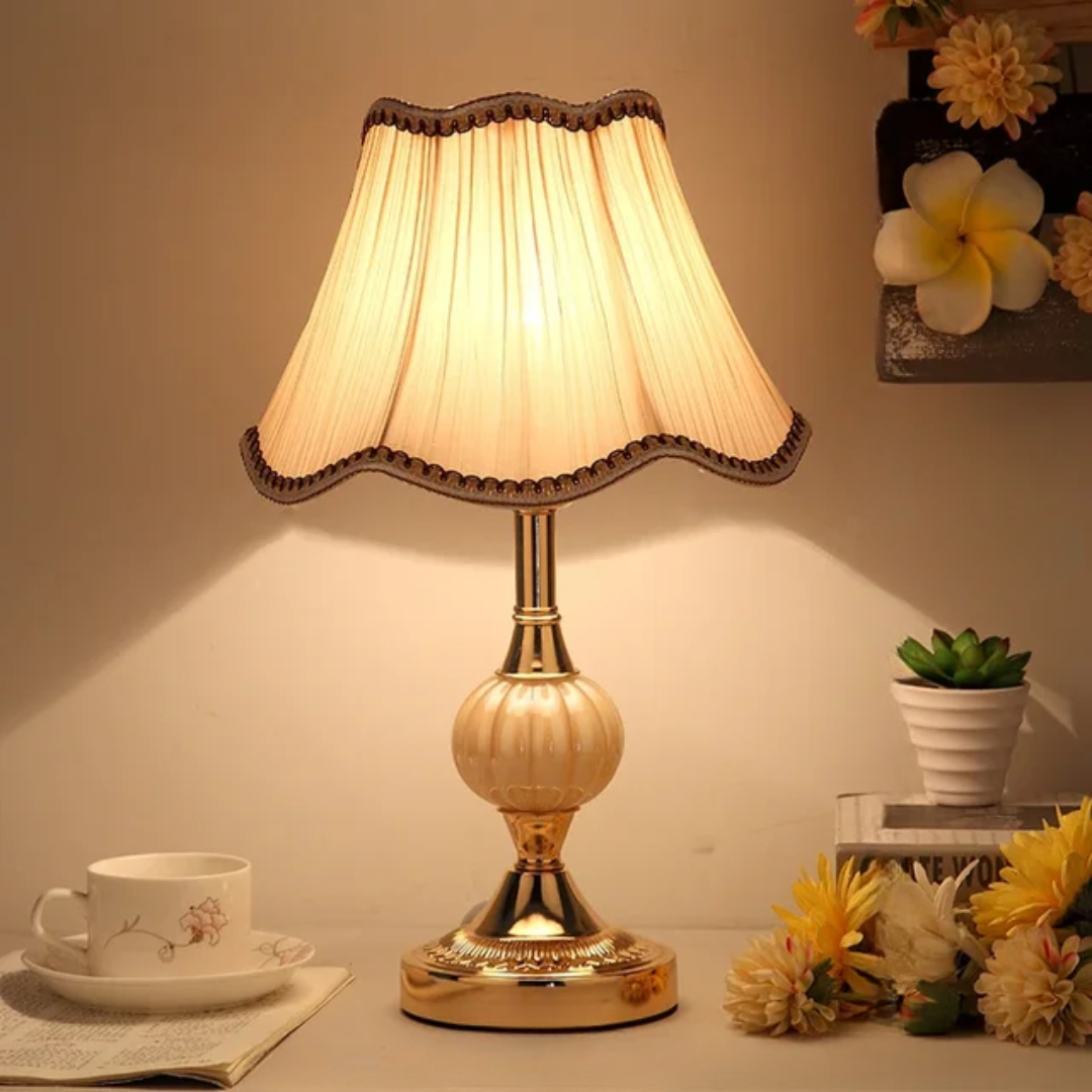 Nordelra Vintage Nordic Table Lamp For Cozy Living And Study Rooms