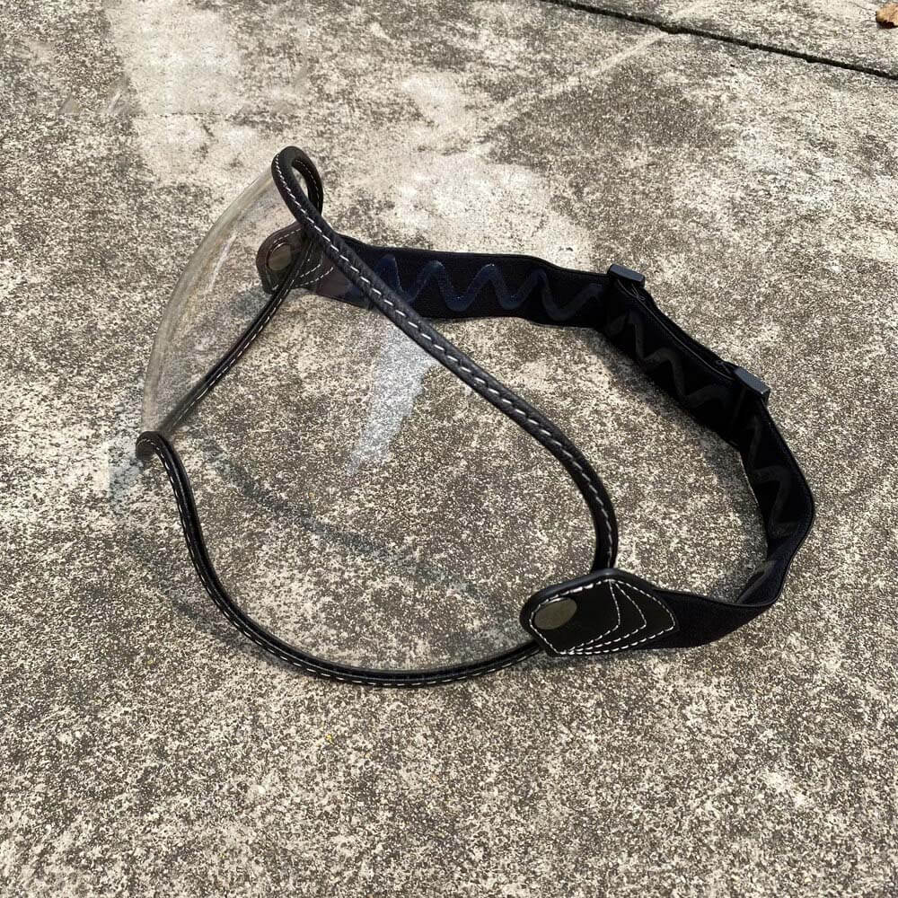 Universal Helmet Visor — HD Anti-UV Bubble Lens, Clear Vision