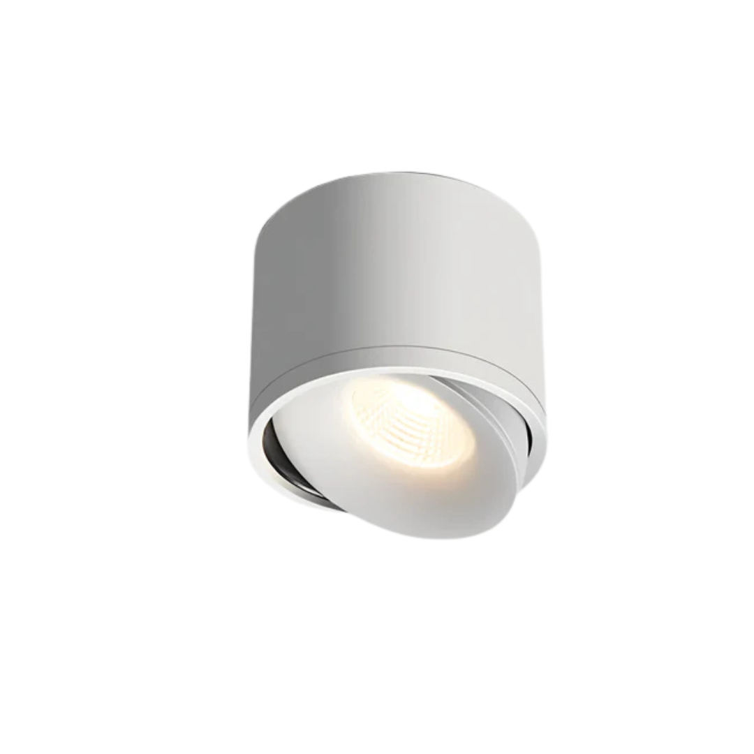 LumaGlide 360 graders roterende LED takarmatur med slank aluminiumsramme