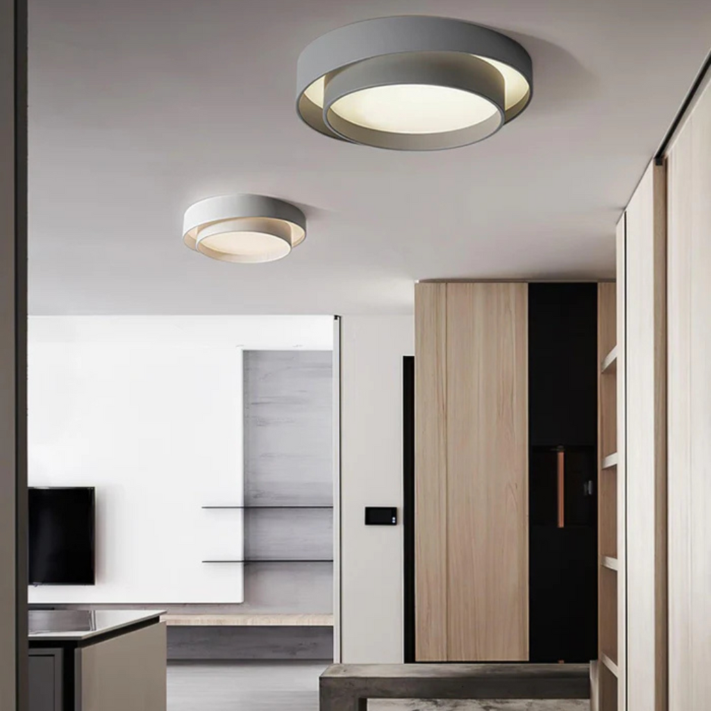 Luminária de Teto Moderna Lunara LED para Áreas de Quarto e Sala de Estar