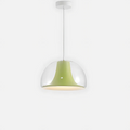 Aurelia Curved Pendant Light For Dining Rooms With Glass Accent