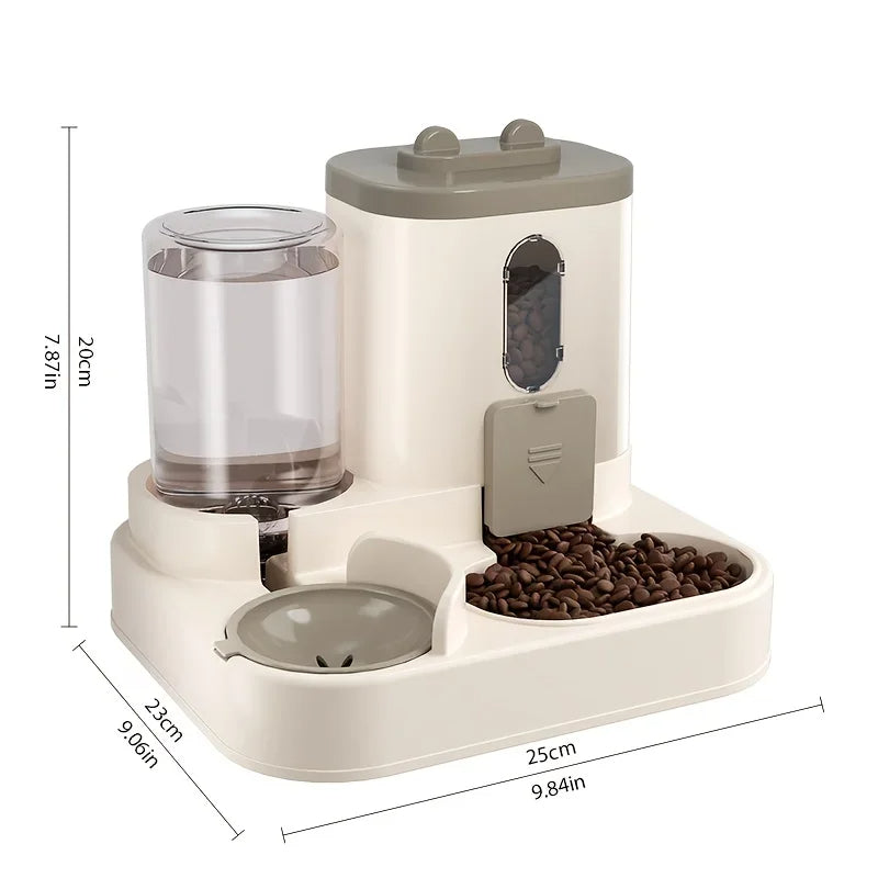 2 in 1 Dog and Cat Feeder with Water Dispenser | Filindra