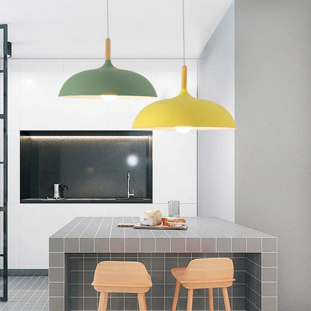 Aurelo Oak Pendant Light For Modern Dining And Living Spaces