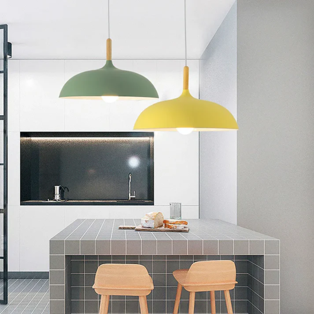 Aurelo Oak Pendant Light For Modern Dining And Living Spaces