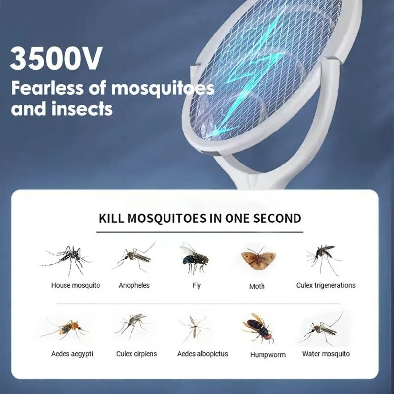 5 in 1 Fast Charging Bug Zapper Racket | Filindra