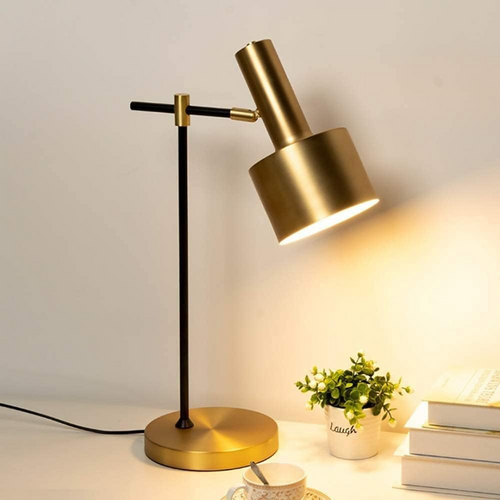 Aurelia Luma Elegancka złota lampa stołowa LED do akcentowania nastroju  