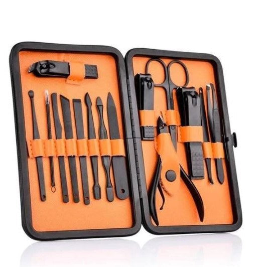 15 Piece Professional Manicure Set With Travel Case | Filindra