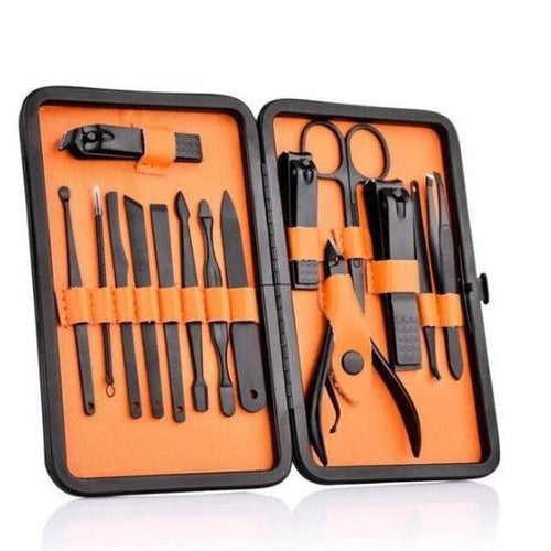 15 Piece Professional Manicure Set With Travel Case | Filindra