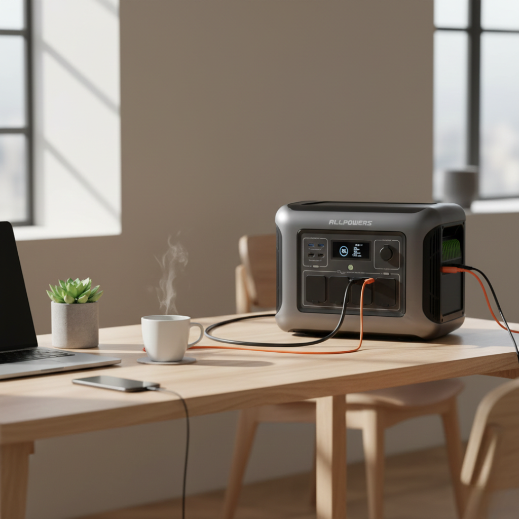 Tragbare PowerMax-Powerstation mit 1056Wh Kapazität