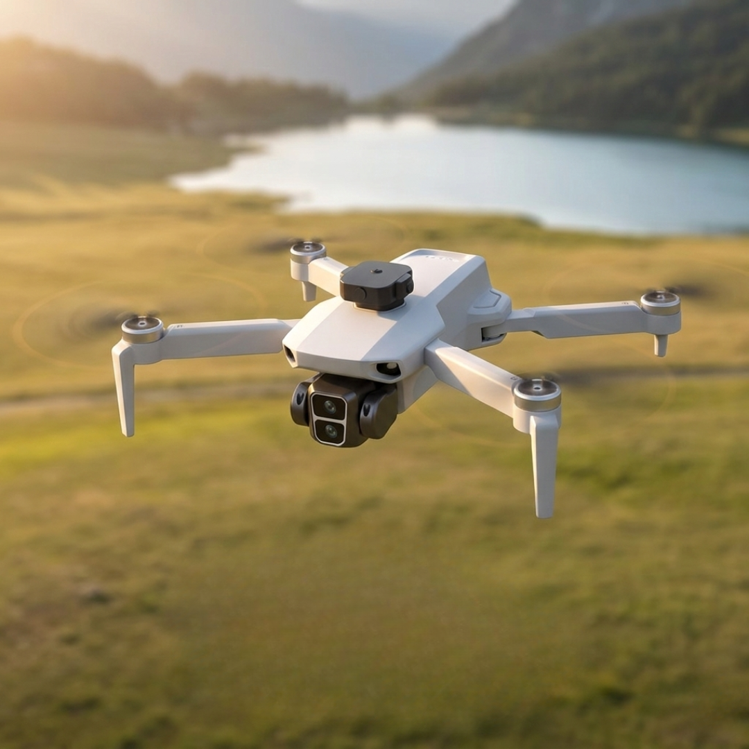 Vakautettu GPS-drone — 4K-kamera, integroitu esteiden väistöjärjestelmä, tarkka navigointi