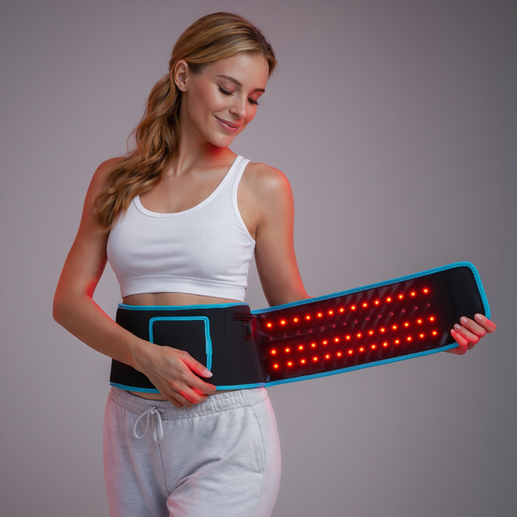 126 Präzisions-LED-verstellbarer Gürtel – 660-nm-Rotlicht- und 850-nm-Nahinfrarot-Wellenlängen