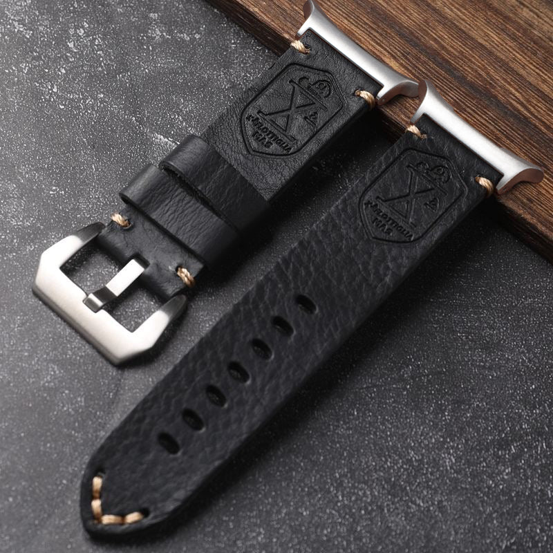 Vintage Leather Watch Band for Samsung Watch Ultra