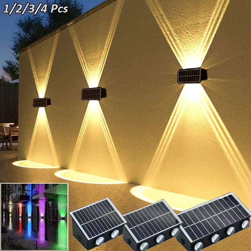 Lampada da parete solare per esterni — Lampada LED a basso consumo