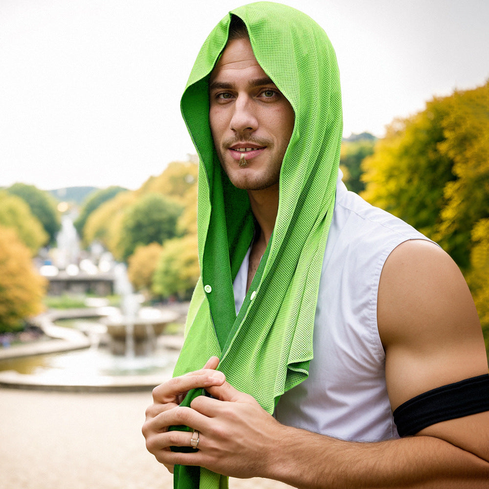 ChillWrap 冷却タオル — スポーツや旅行に便利な瞬間冷却