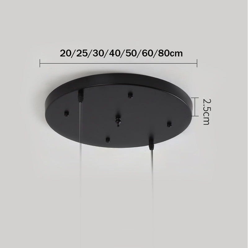 Base per rosone di lampada a sospensione — Supporto da soffitto facile da installare