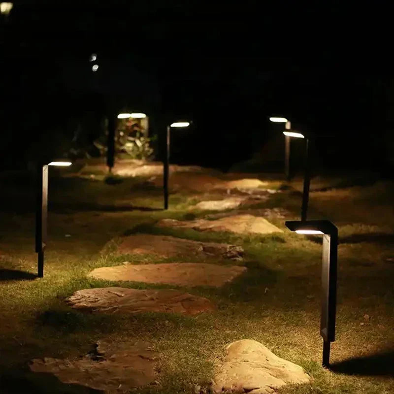 AuroraFlora Blumenförmige Solarleuchten für Garten, 2er-Set, IP65 wasserdichte LED-Lampen