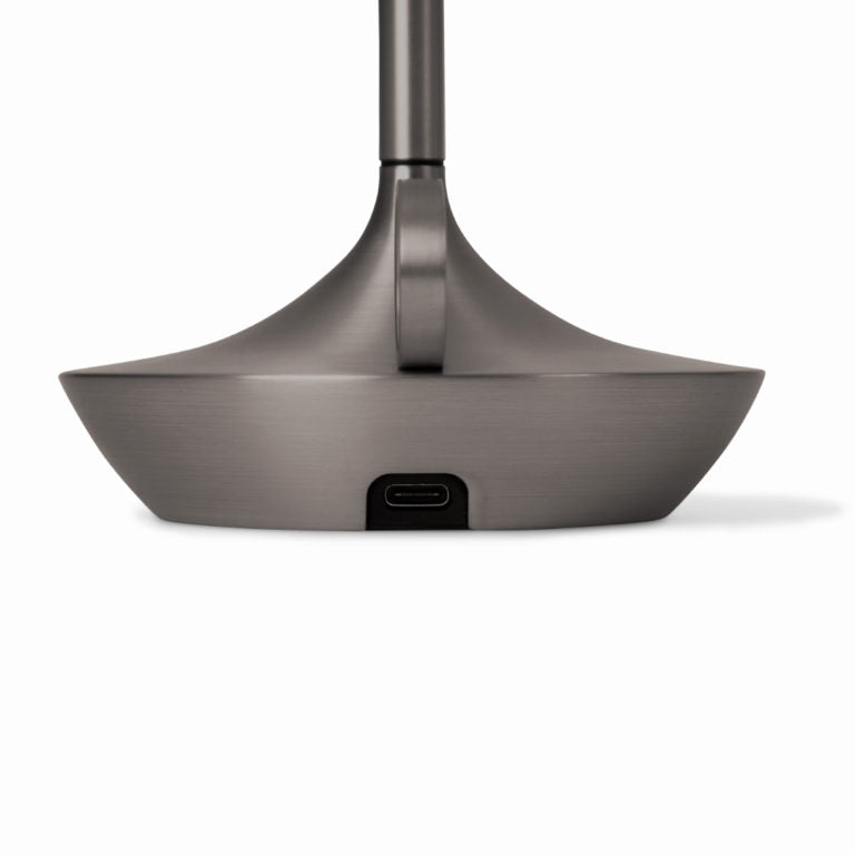 Lampada da tavolo a forma di candela con LED portatile — luce calda ricaricabile