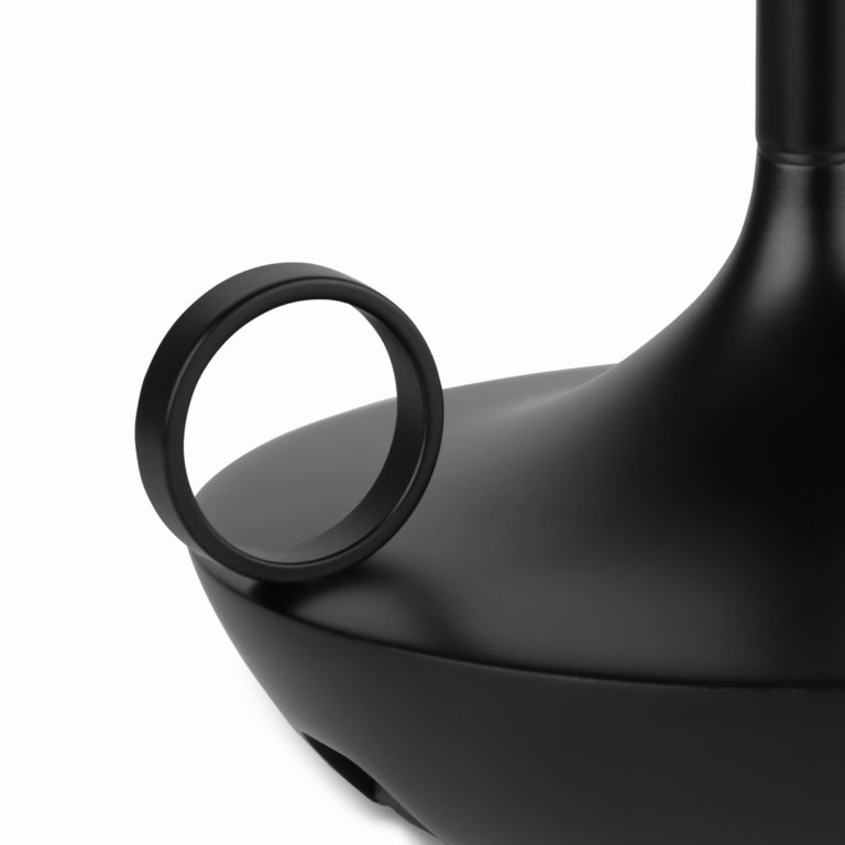 Lampada da tavolo a forma di candela con LED portatile — luce calda ricaricabile