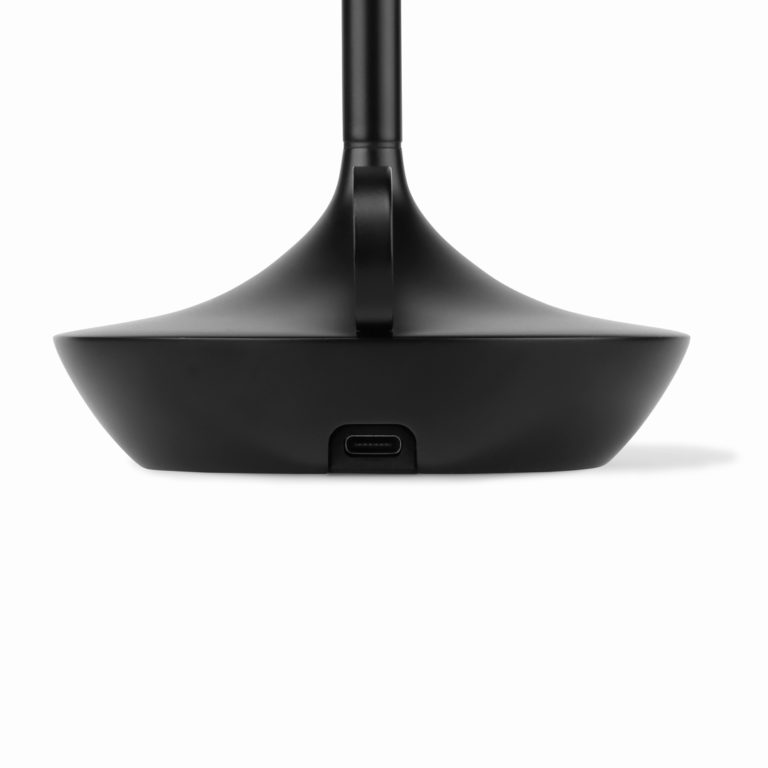 Lampada da tavolo a forma di candela con LED portatile — luce calda ricaricabile