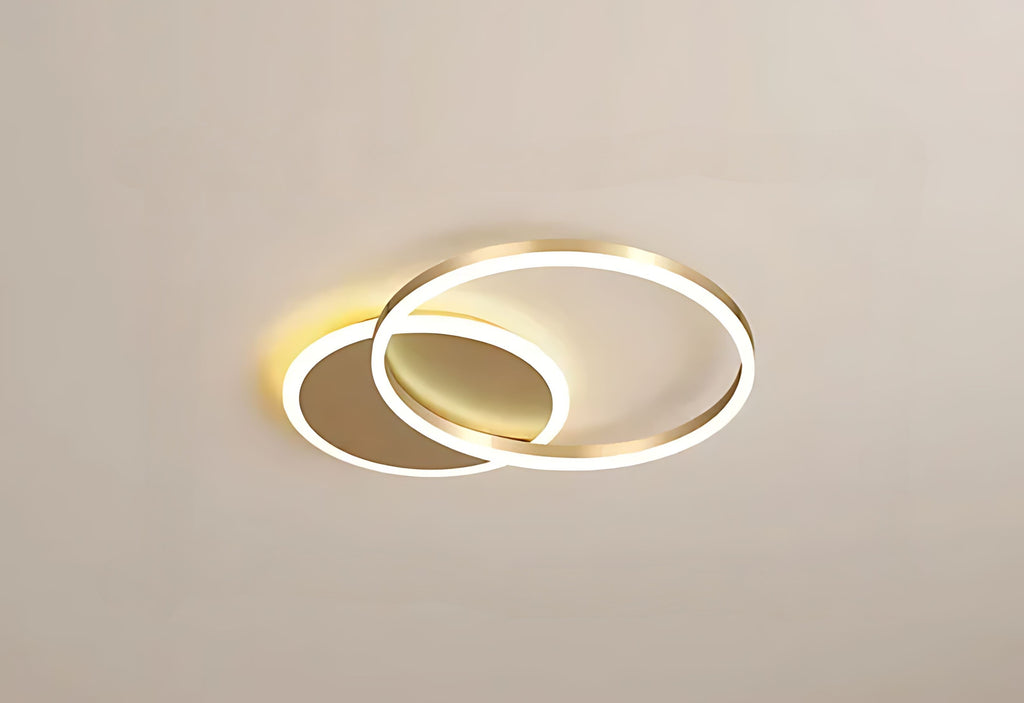 Aerial Ceiling Lamp — Contemporary Aligned Ring Design