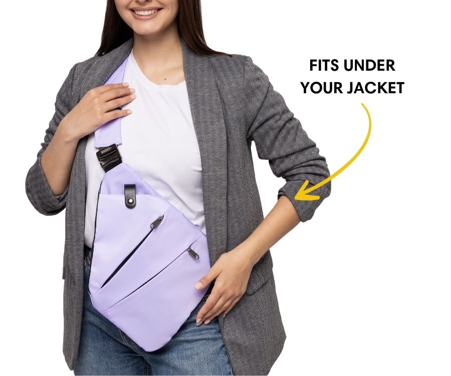 Anti-Theft Travel Bag — Concealed Zipper Design & Secure Front Pockets