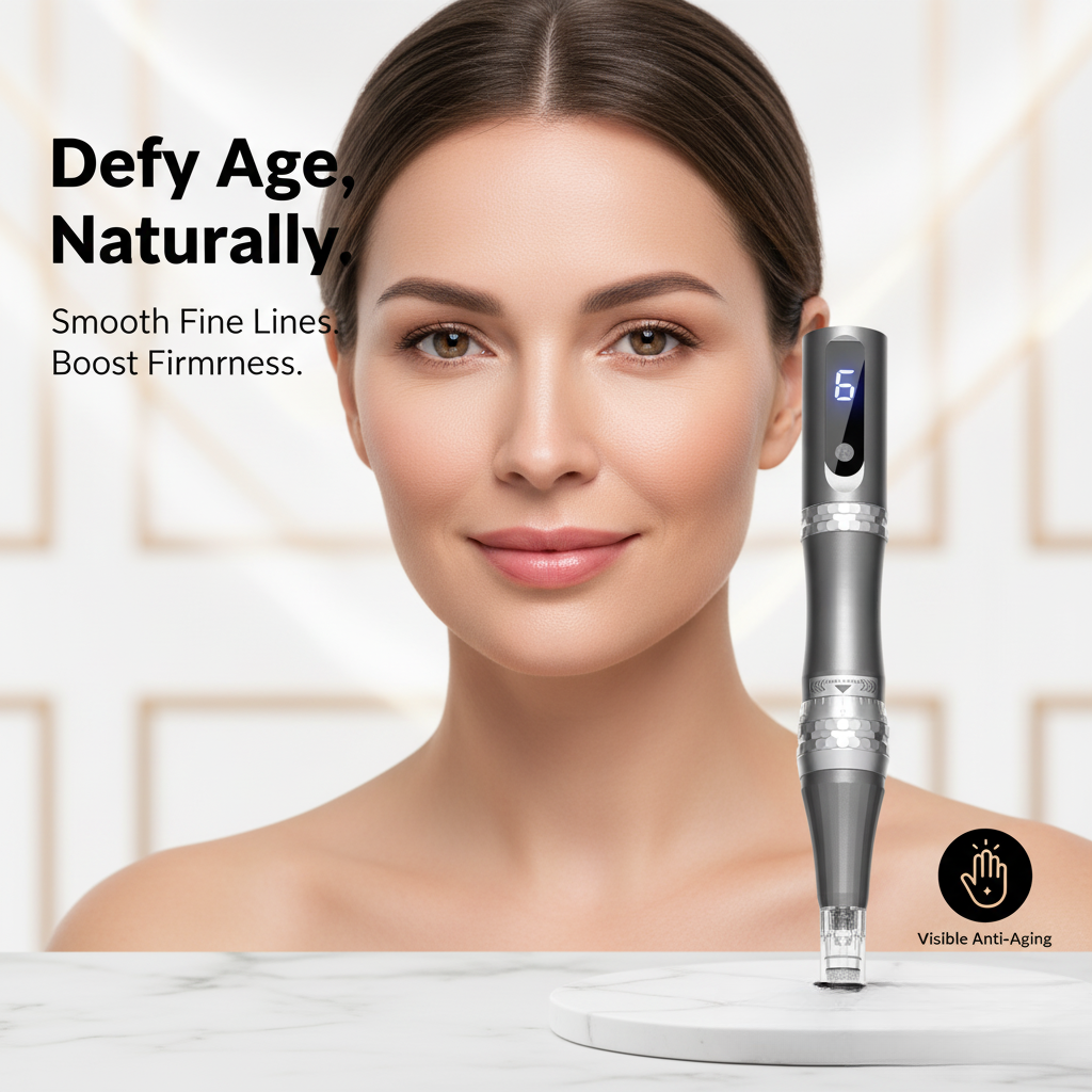 Bolígrafo de cartucho de espiral nano — dispositivo de microneedling con microcanales