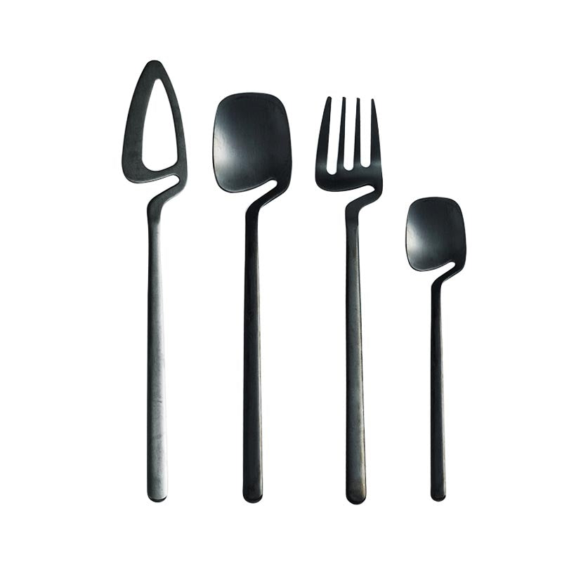 Ensemble de couverts squelette Sato — Design cuillère en acier inoxydable 304