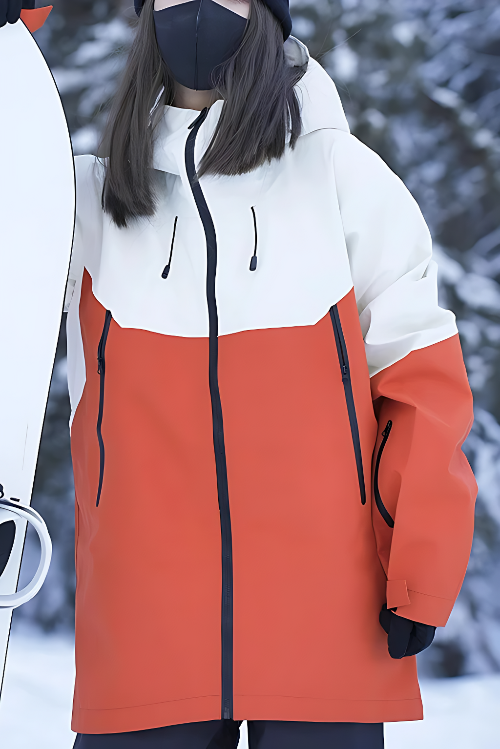 Unisex-Skijacke F2 mit Isolierung – winddicht, 15000mm wasserdicht