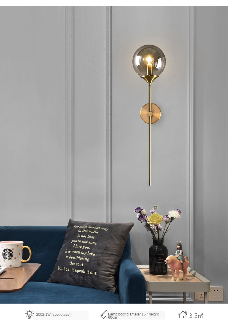 Eclipse Glass Ball Pendant Light — Modern Hanging Fixture