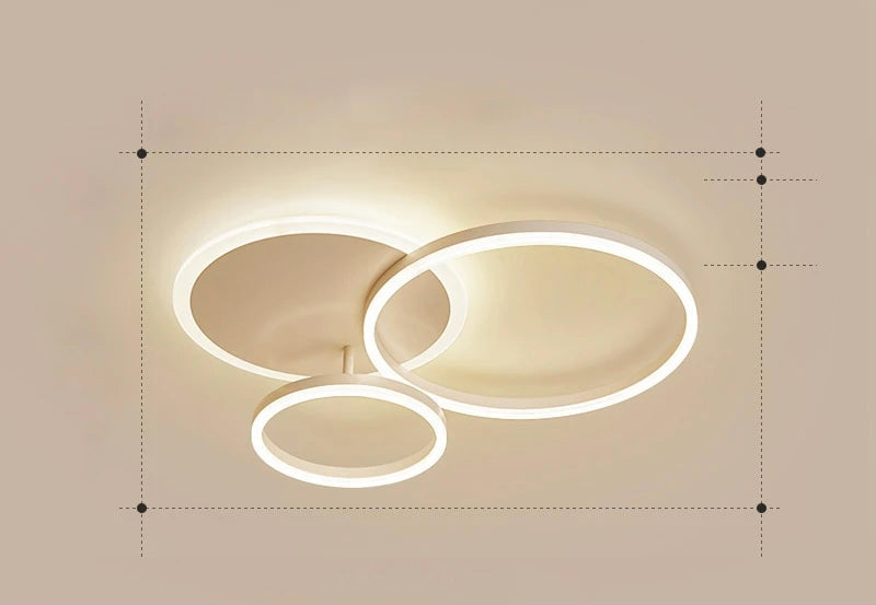 Krogvold taklampa — svävande ringdesign med LED
