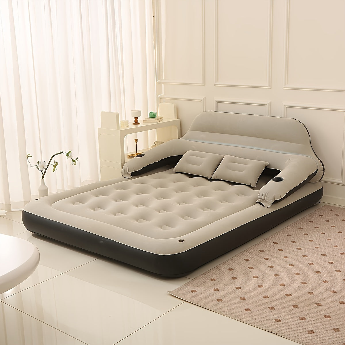 Materasso gonfiabile ComfortAir — pompa integrata e schienale