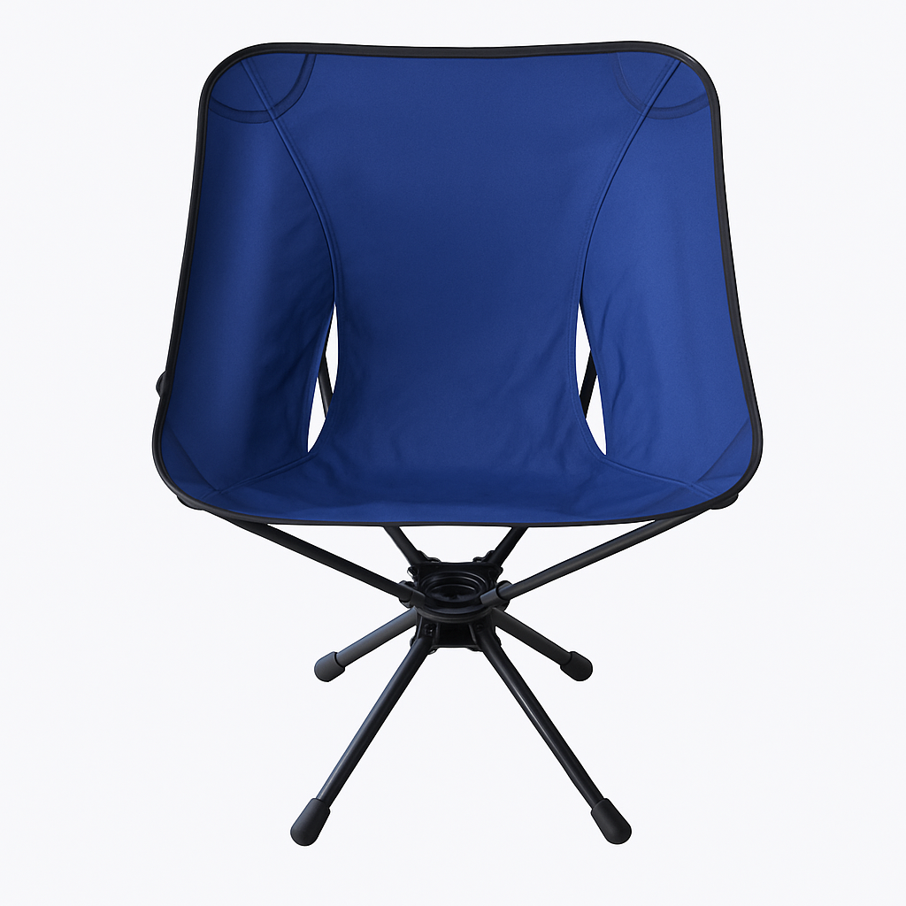 Chaise de camping pivotante à 360° - installation rapide en 8 secondes