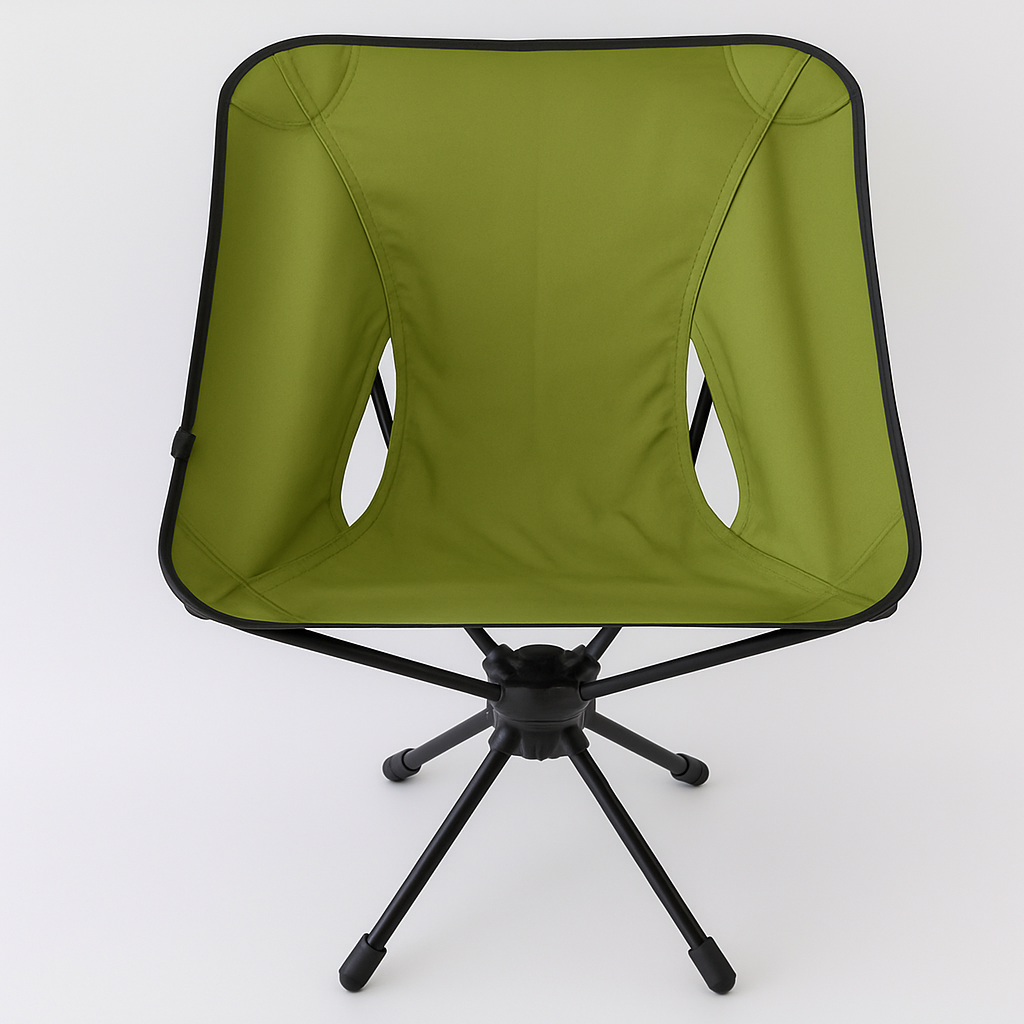 Chaise de camping pivotante à 360° - installation rapide en 8 secondes