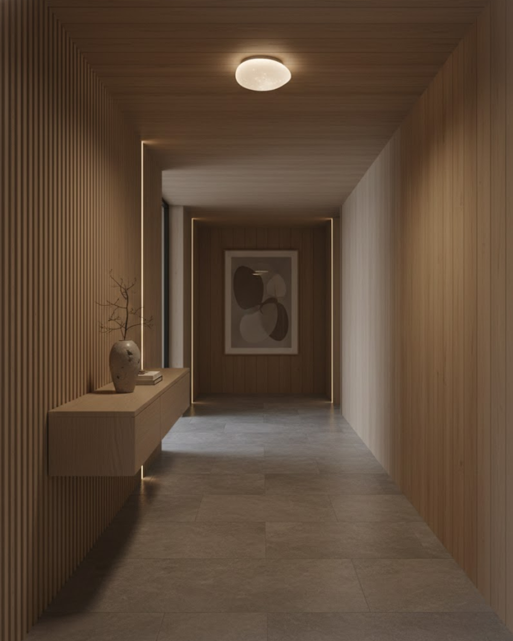 Luz de teto minimalista escandinava — abajur com padrão de estrelas, contornos suaves da estrutura