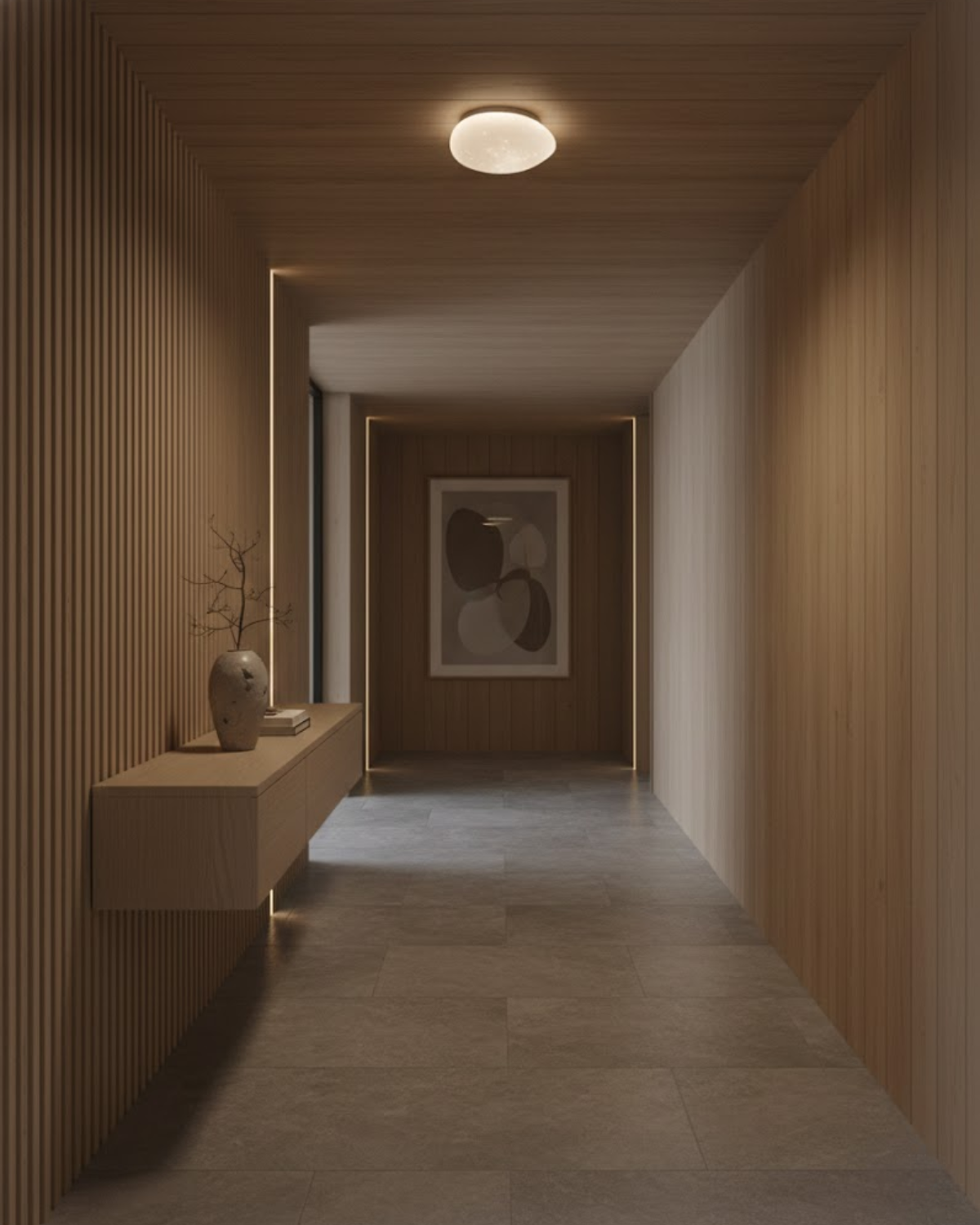 Luz de teto minimalista escandinava — abajur com padrão de estrelas, contornos suaves da estrutura