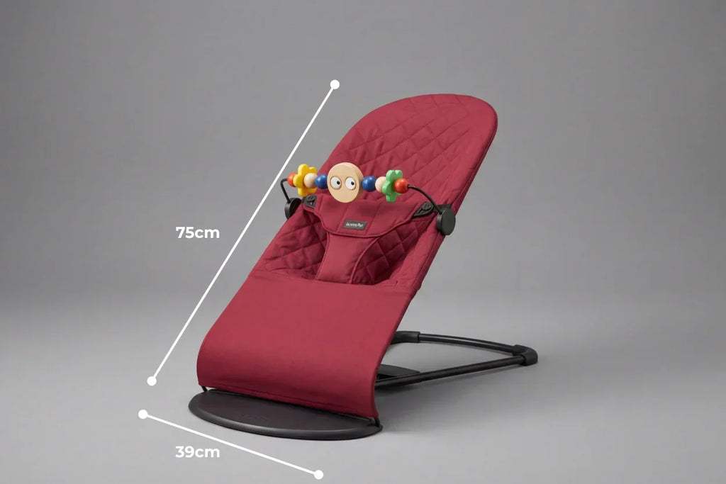 Collapsible Baby Bouncer Chair — Interactive Toy Arch Stand