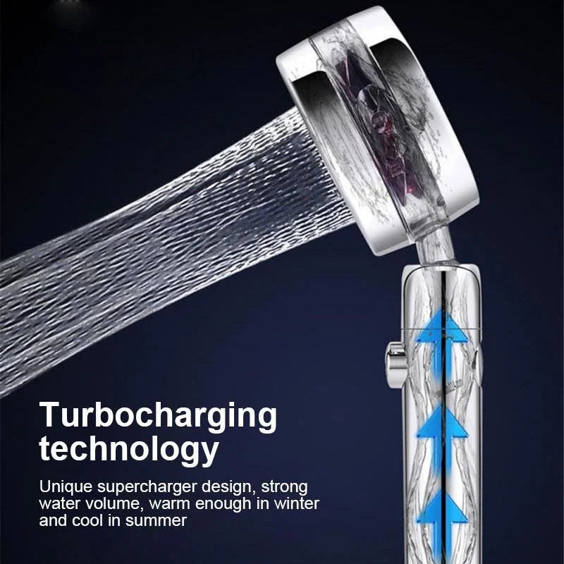 360° Rotatable Power Shower Head | Filindra