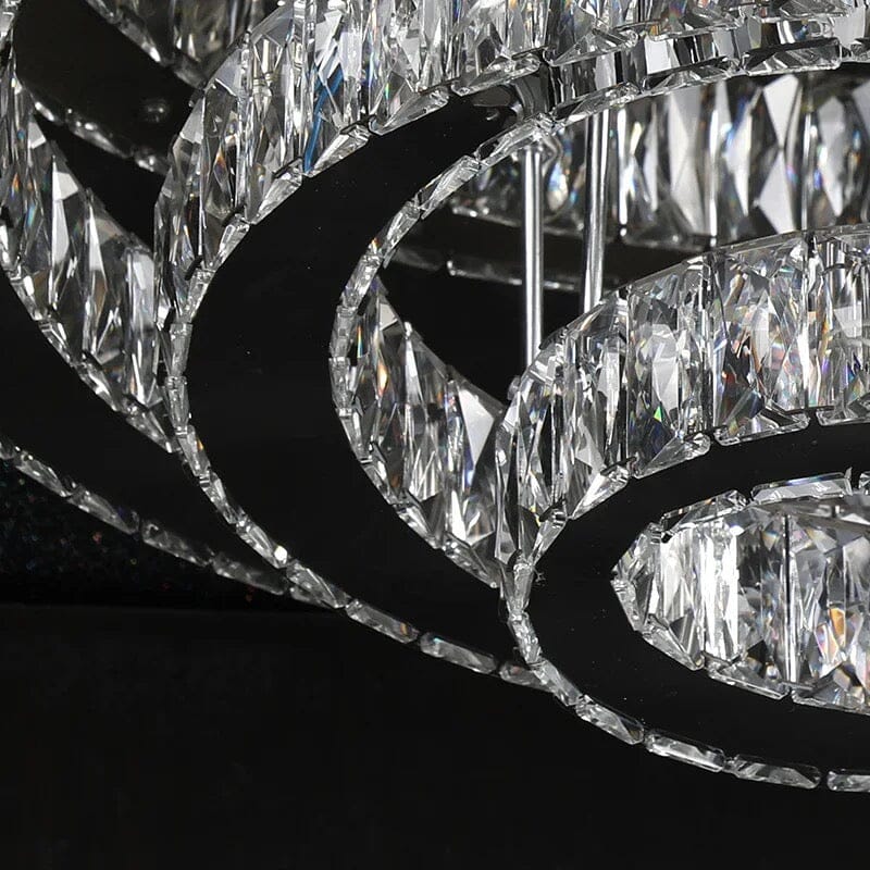 Lyra Crystal Chandelier With K9 Crystals In Round Silhouette For Modern Spaces