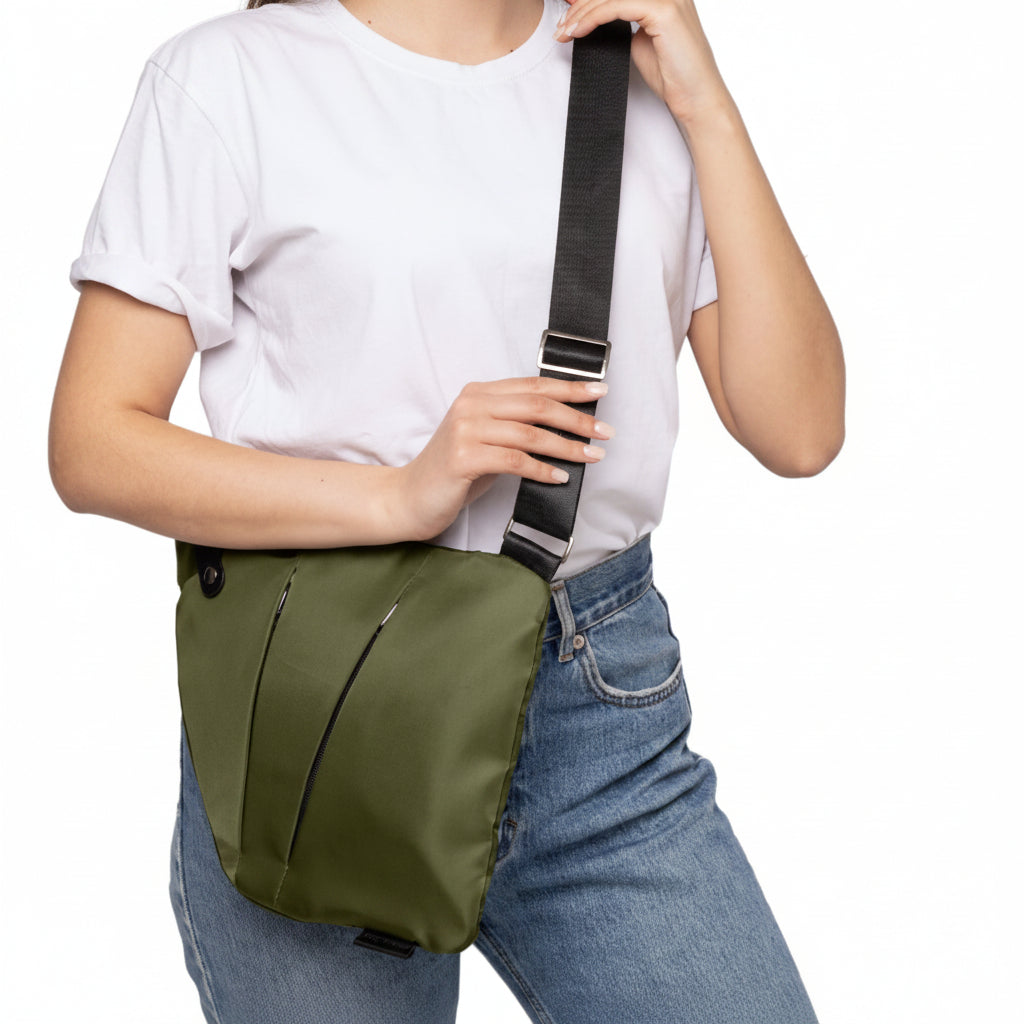 Anti-Theft Travel Bag — Concealed Zipper Design & Secure Front Pockets