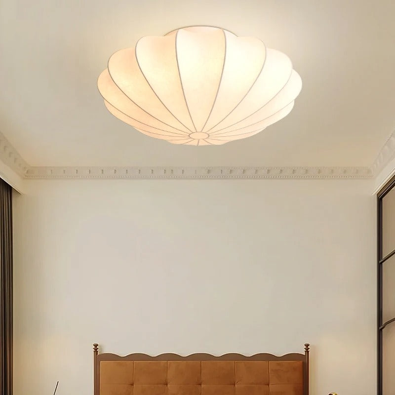 Zen Glow japanskinspirert silkeloftslampe — varmt lys