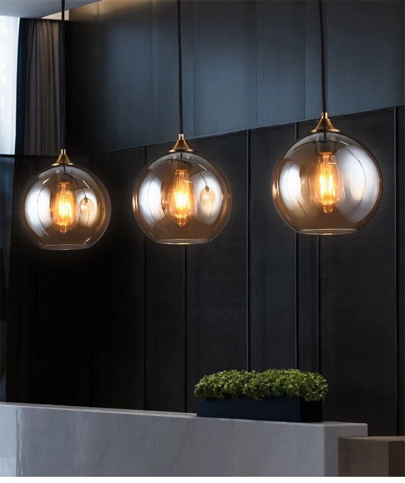 Aurelia Glass Pendant Light With Rustic Warmth For Living Rooms