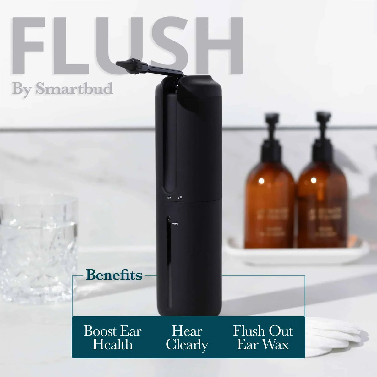 Auraluxe Pro otthoni fülzsír-eltávolító rendszer — WUSH PRO háromsugaras spray