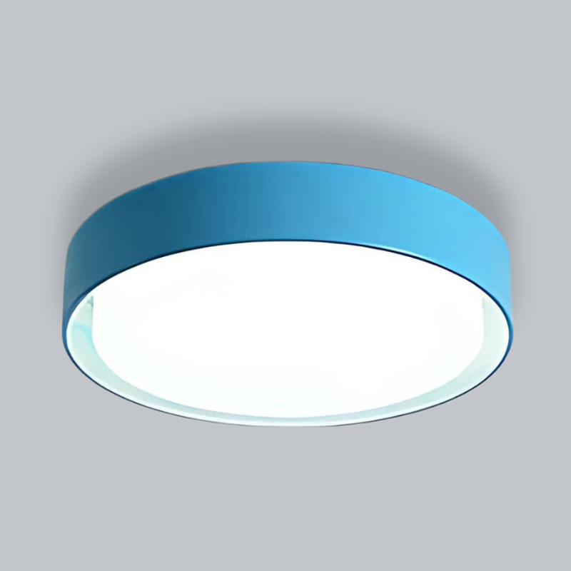 Orlian Round Kids LED Ceiling Light With Remote Dimmable