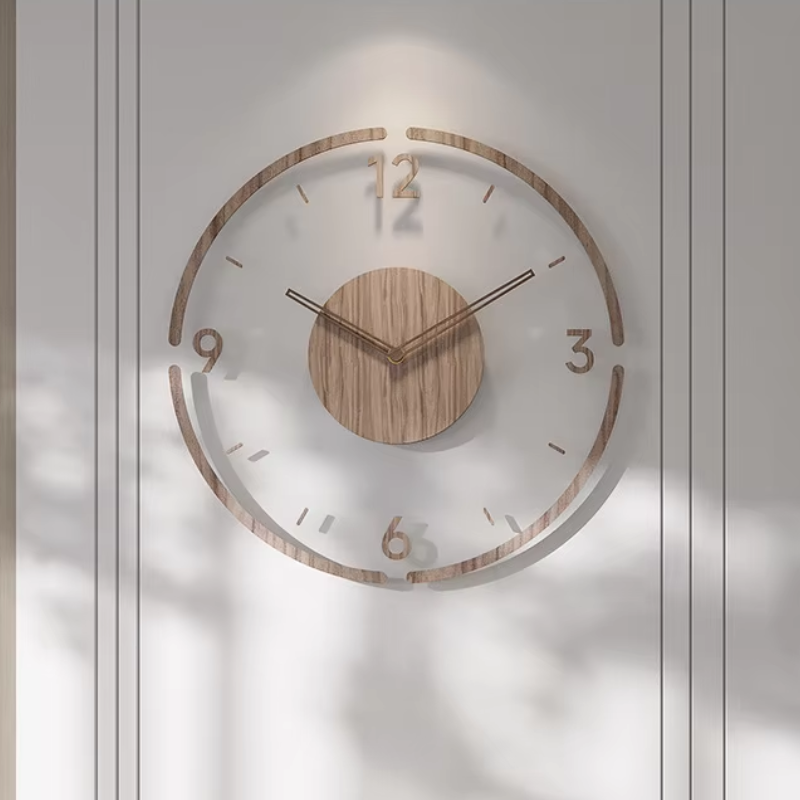 Reloj de pared minimalista FashionableClock — diseño de cuarzo silencioso