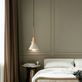 NovaLume Modern Pendant Light White Concrete For Dining Rooms