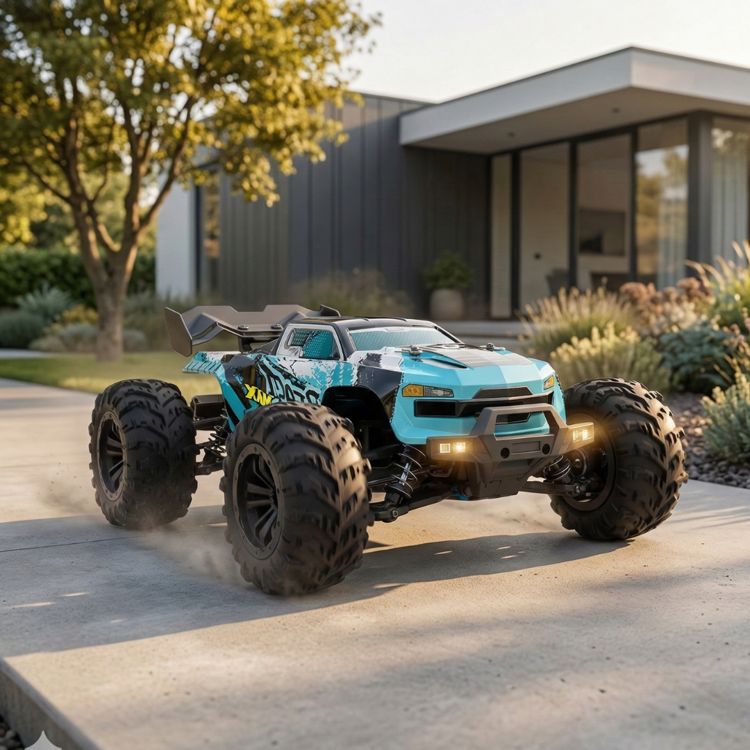 Crawler RC 4WD ad alta velocità brushless in scala 1:16 — Camion radiocomandato
